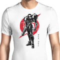 Galactic Bounty Hunter Sumi-e Men's Apparel - Adult & Kids T-Shirts, Sweatshirts & Hoodies apparel design preview 1
