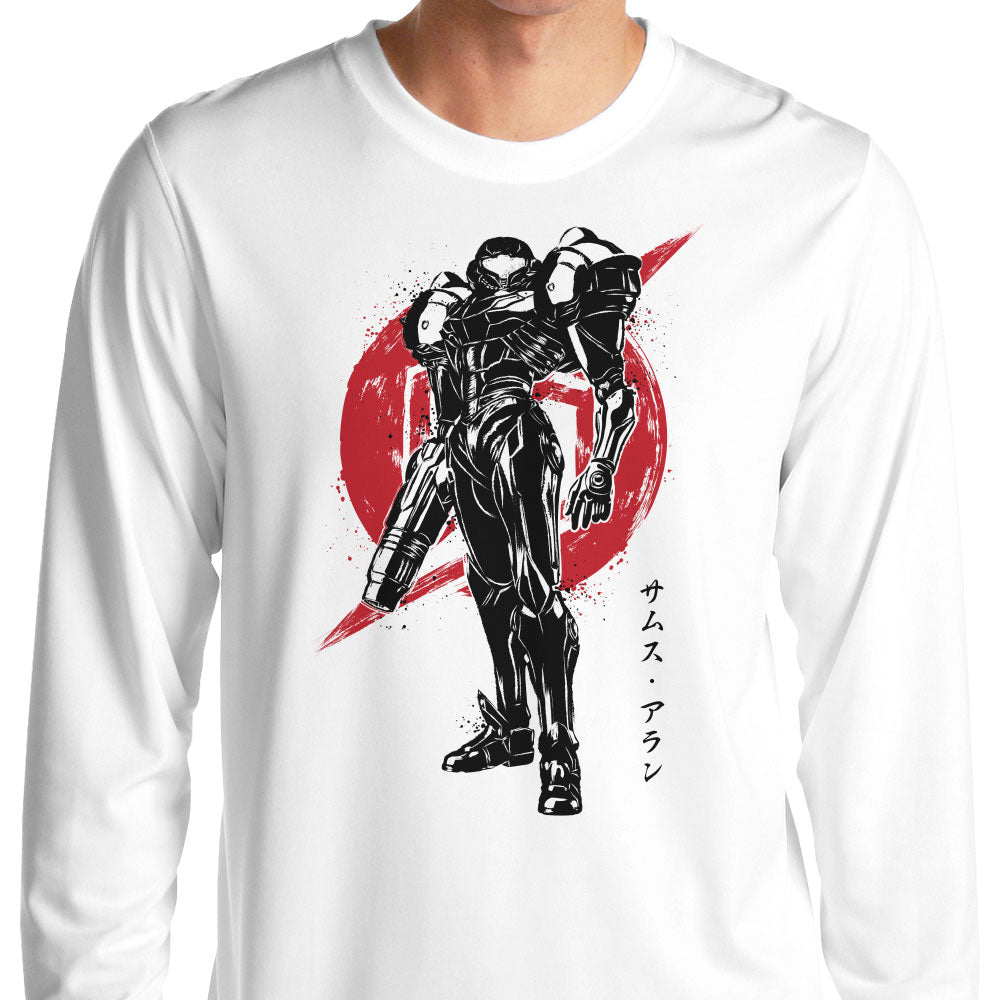 Galactic Bounty Hunter Sumi-e - Adult & Kids T-Shirts, Sweatshirts & Hoodies apparel design preview 1