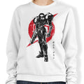 Galactic Bounty Hunter Sumi-e - Adult & Kids T-Shirts, Sweatshirts & Hoodies apparel design preview 1