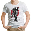 Galactic Bounty Hunter Sumi-e Youth Apparel - Adult & Kids T-Shirts, Sweatshirts & Hoodies apparel design preview 1