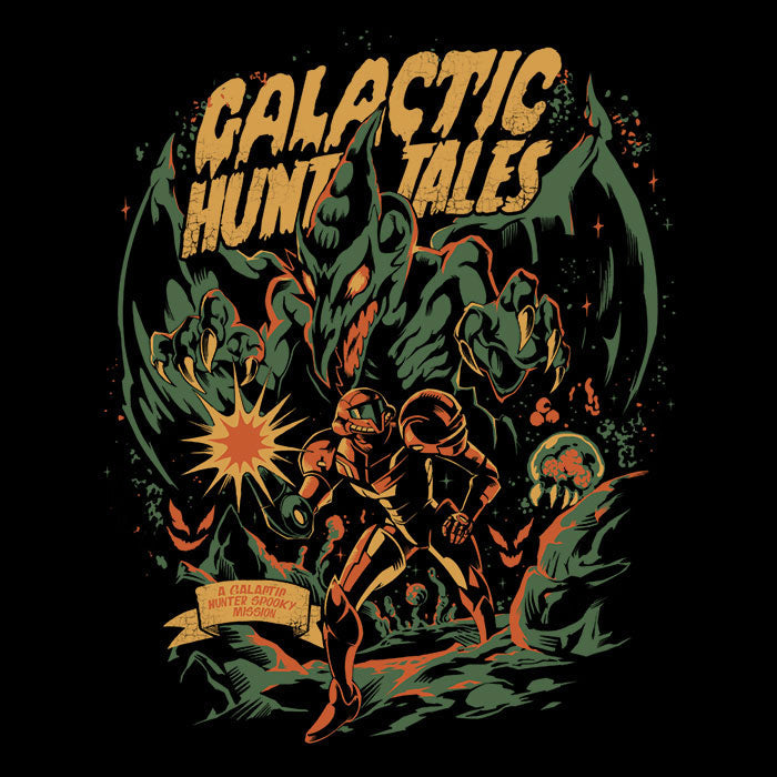 Galactic Hunt Tales Men's Apparel - Adult & Kids T-Shirts, Sweatshirts & Hoodies apparel design preview 2