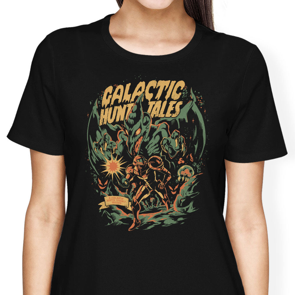 Galactic Hunt Tales Women's Apparel - Adult & Kids T-Shirts, Sweatshirts & Hoodies apparel design preview 1