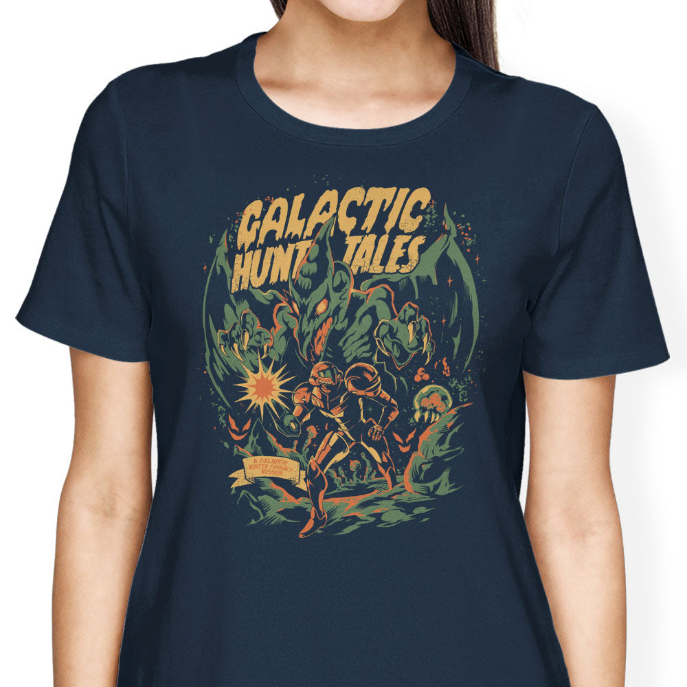 Galactic Hunt Tales Women's Apparel - Adult & Kids T-Shirts, Sweatshirts & Hoodies apparel design preview 2