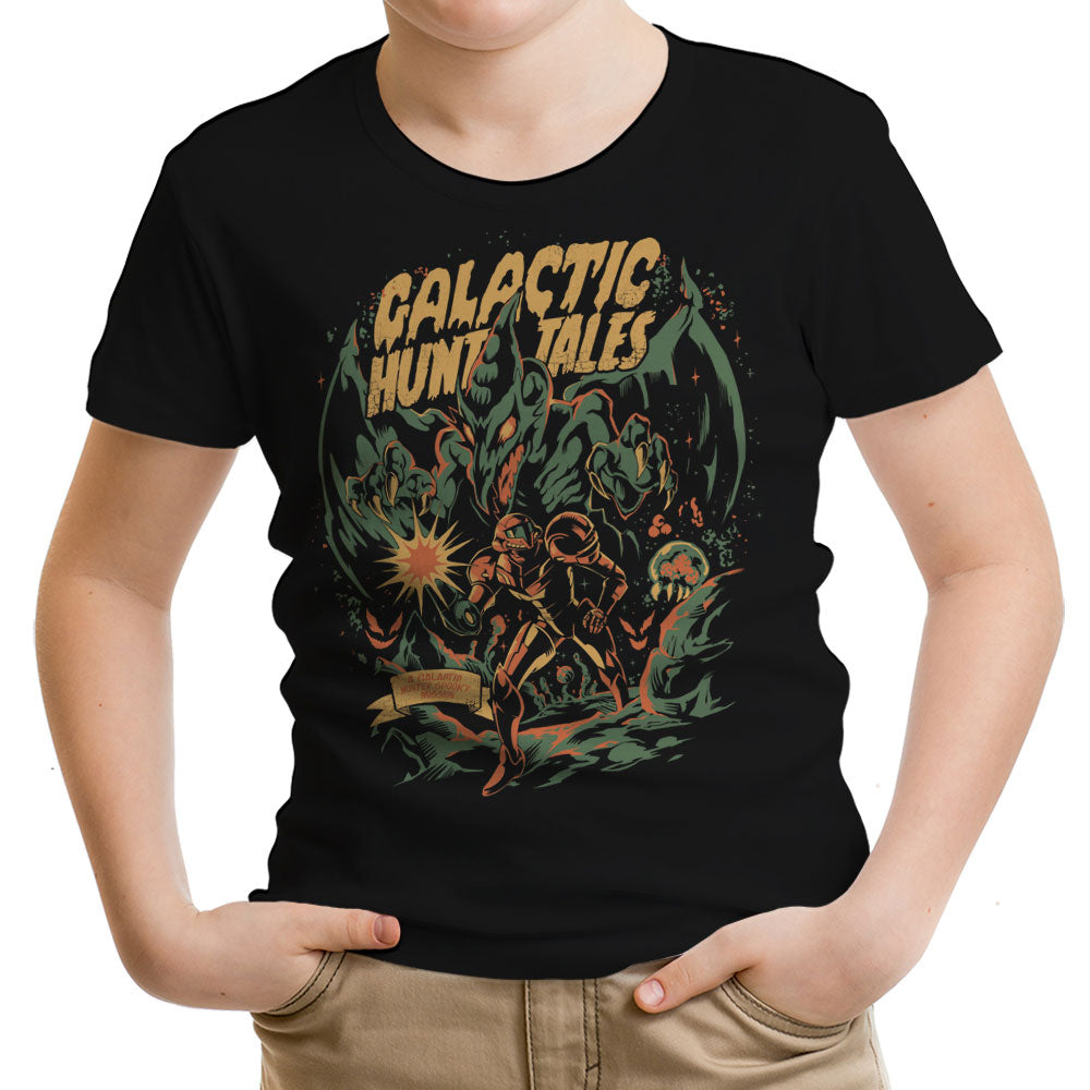 Galactic Hunt Tales Youth Apparel - Adult & Kids T-Shirts, Sweatshirts & Hoodies apparel design preview 1