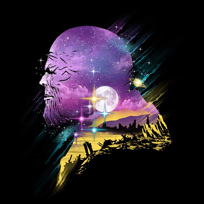 Galactic Titan - Adult & Kids T-Shirts, Sweatshirts & Hoodies apparel design preview 2