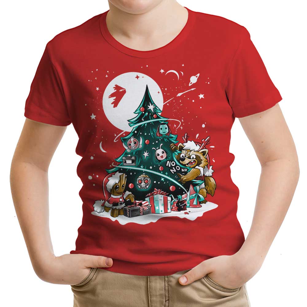 Galaxy Christmas Youth Apparel - Adult & Kids T-Shirts, Sweatshirts & Hoodies apparel design preview 1
