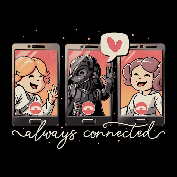 Galaxy Connected Men's Apparel - Adult & Kids T-Shirts, Sweatshirts & Hoodies apparel design preview 2