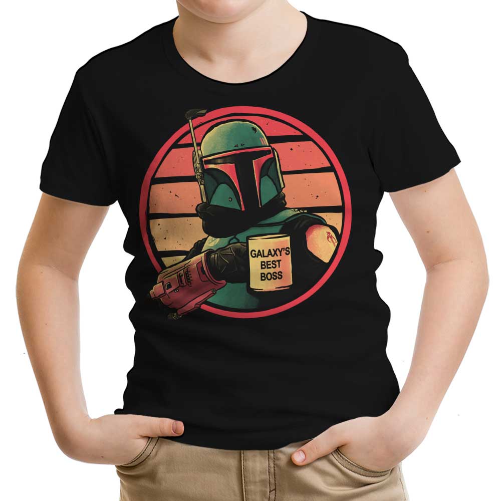 Galaxy's Best Boss Youth Apparel - Adult & Kids T-Shirts, Sweatshirts & Hoodies apparel design preview 1