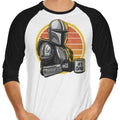 Galaxy's Best Dad 3/4 Sleeve Raglan - Adult & Kids T-Shirts, Sweatshirts & Hoodies apparel design preview 1