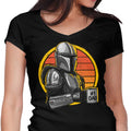 Galaxy's Best Dad Women's V-Neck - Adult & Kids T-Shirts, Sweatshirts & Hoodies apparel design preview 1