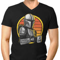 Galaxy's Best Dad Men's V-Neck - Adult & Kids T-Shirts, Sweatshirts & Hoodies apparel design preview 1