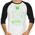 Game Kid 3/4 Sleeve Raglan - Adult & Kids T-Shirts, Sweatshirts & Hoodies apparel design preview 1