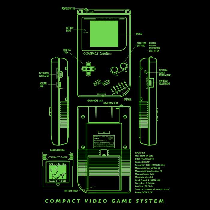 Game Kid - Adult & Kids T-Shirts, Sweatshirts & Hoodies apparel design preview 2
