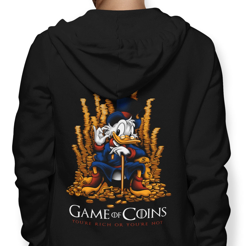 Game of Coins - Adult & Kids T-Shirts, Sweatshirts & Hoodies apparel design preview 1