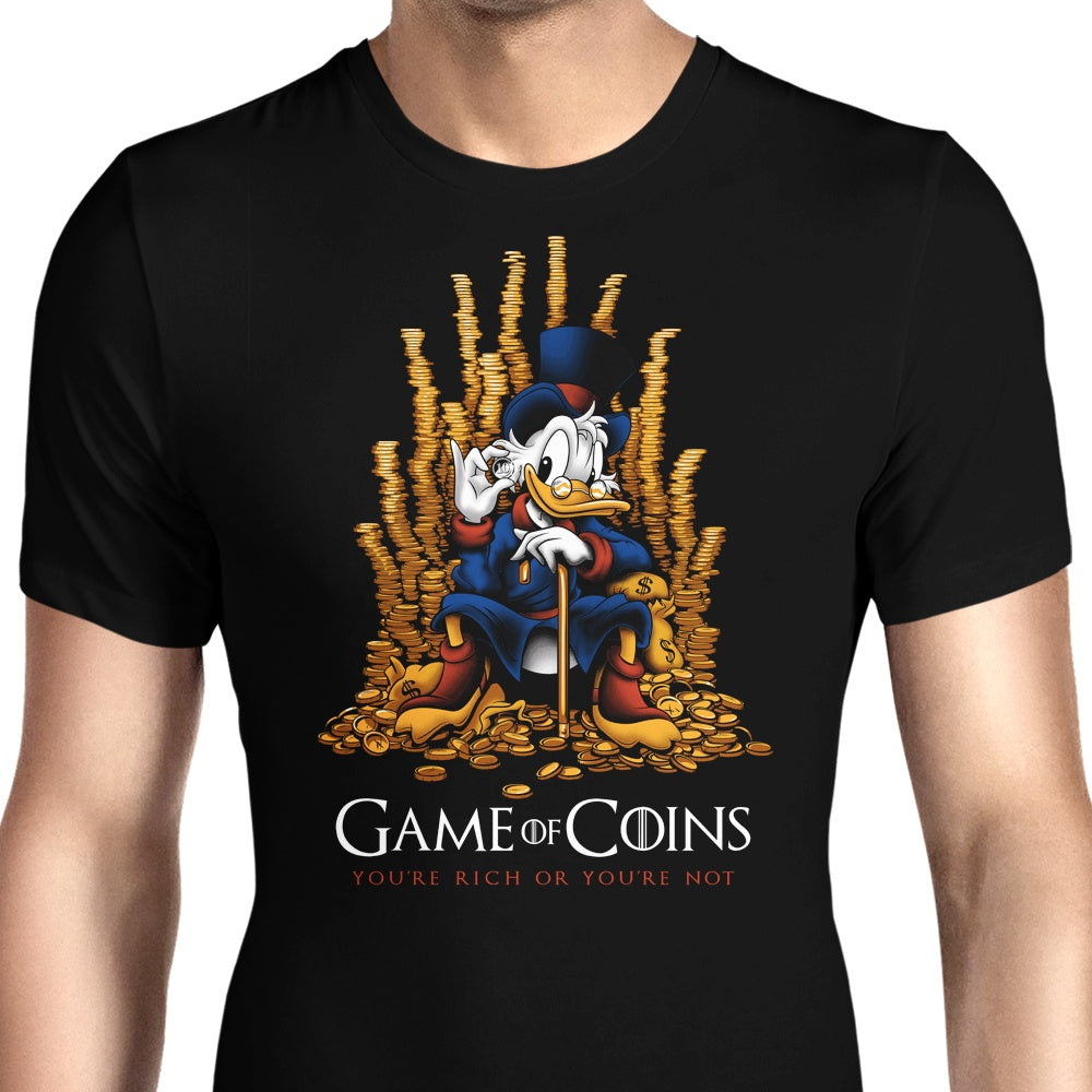 Game of Coins Men's Apparel - Adult & Kids T-Shirts, Sweatshirts & Hoodies apparel design preview 1