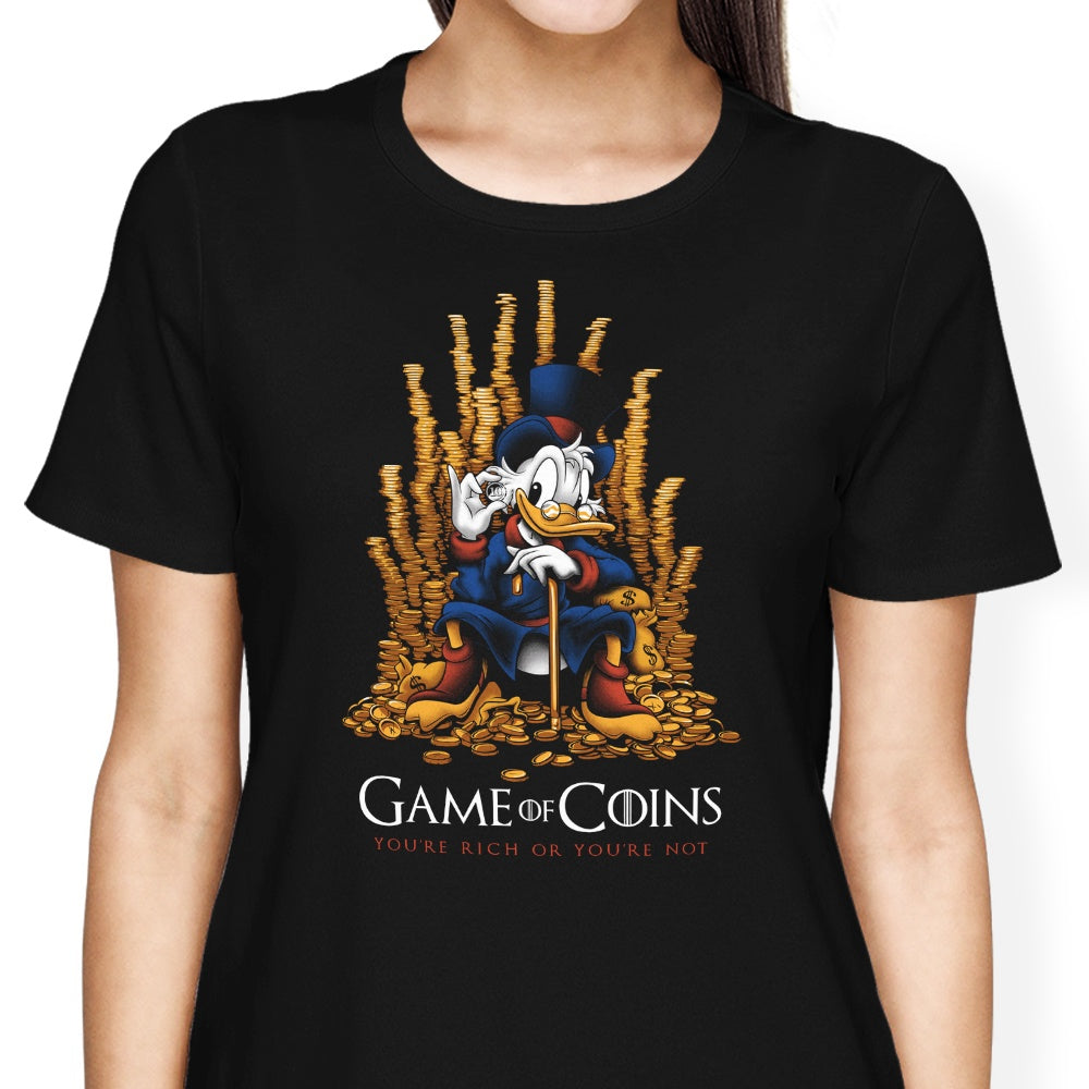 Game of Coins Women's Apparel - Adult & Kids T-Shirts, Sweatshirts & Hoodies apparel design preview 2
