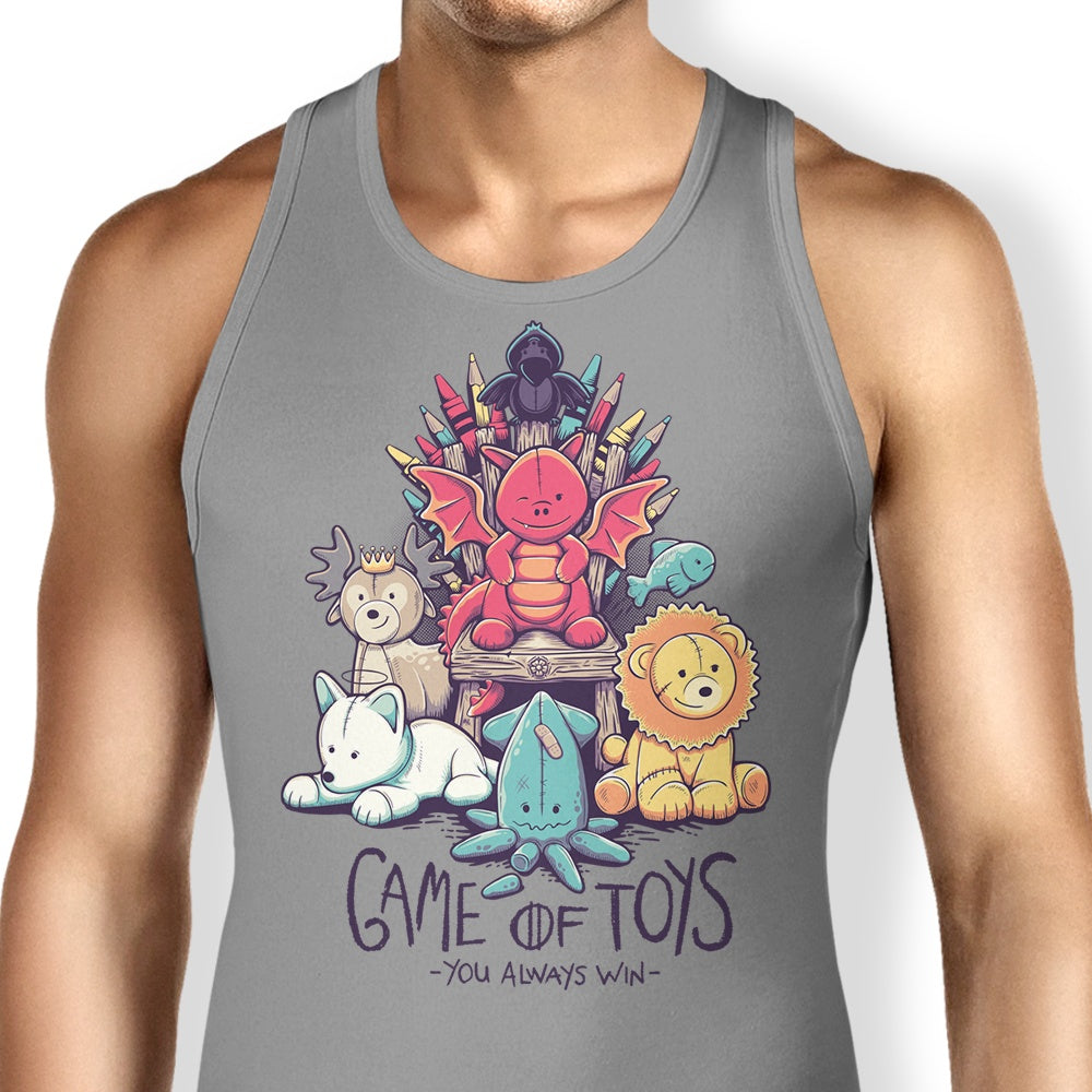 Game of Toys Tank Top - Adult & Kids T-Shirts, Sweatshirts & Hoodies apparel design preview 1
