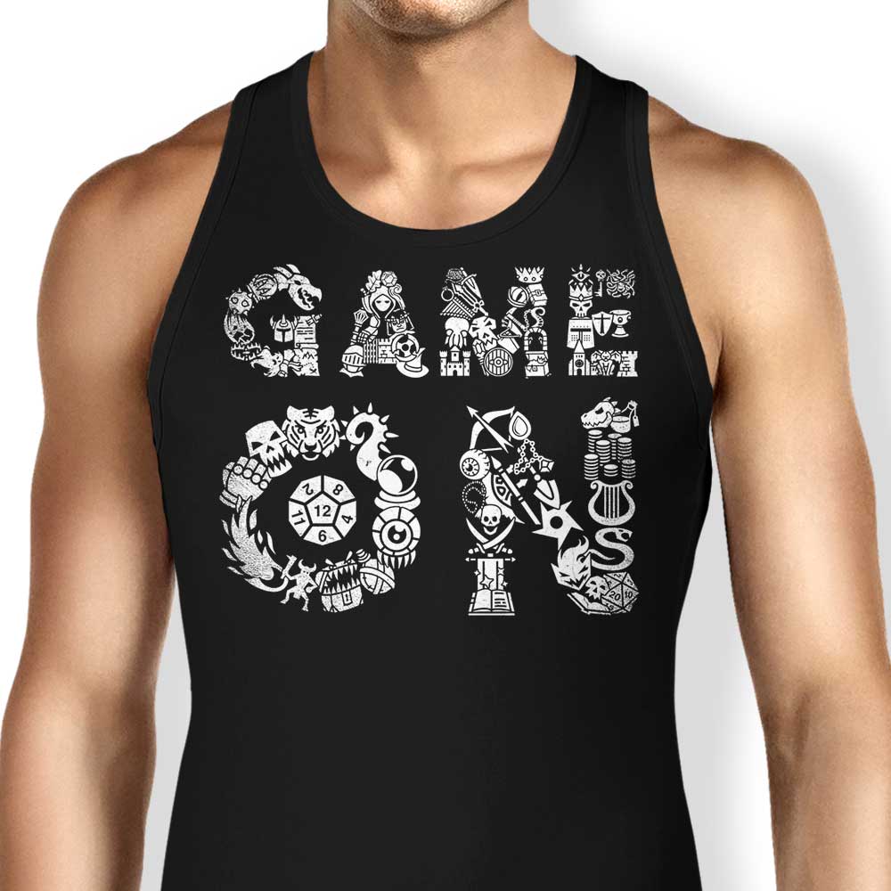 Game On Tank Top - Adult & Kids T-Shirts, Sweatshirts & Hoodies apparel design preview 1