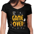 Game Over Women's V-Neck - Adult & Kids T-Shirts, Sweatshirts & Hoodies apparel design preview 1