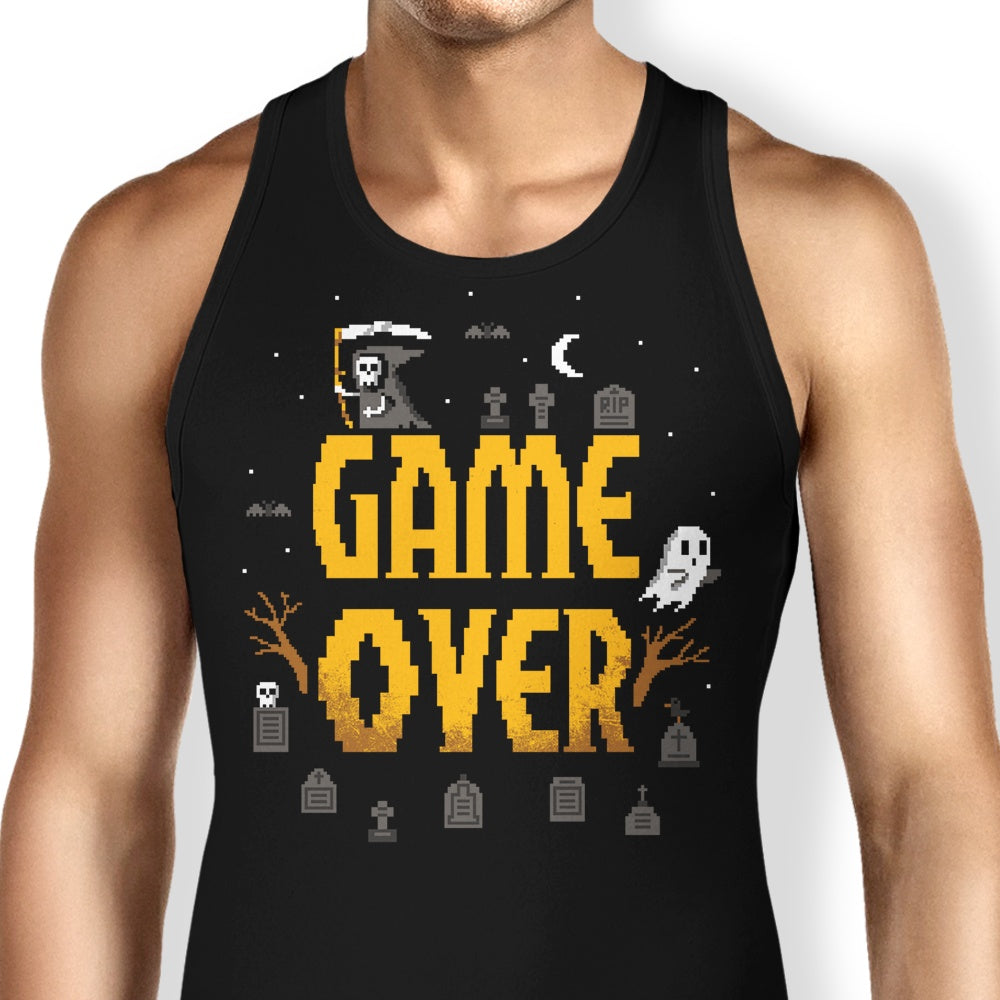 Game Over Tank Top - Adult & Kids T-Shirts, Sweatshirts & Hoodies apparel design preview 1