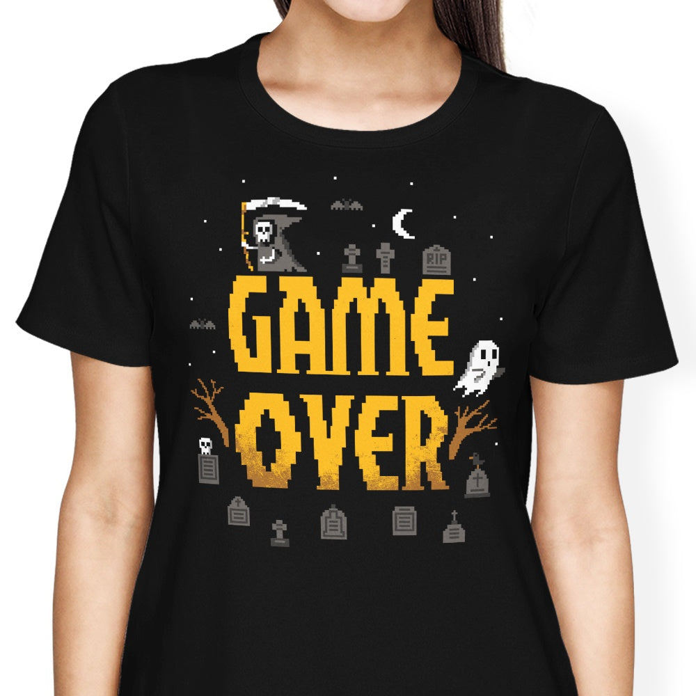 Game Over Women's Apparel - Adult & Kids T-Shirts, Sweatshirts & Hoodies apparel design preview 1