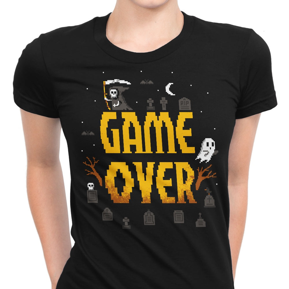 Game Over Women's Apparel - Adult & Kids T-Shirts, Sweatshirts & Hoodies apparel design preview 2
