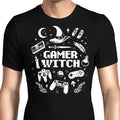 Gamer Witch Men's Apparel - Adult & Kids T-Shirts, Sweatshirts & Hoodies apparel design preview 1