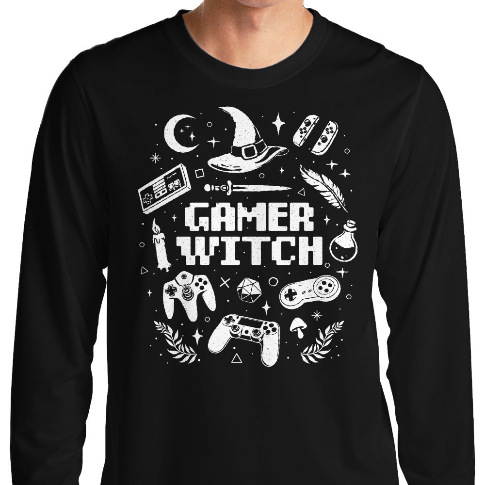 Gamer Witch - Adult & Kids T-Shirts, Sweatshirts & Hoodies apparel design preview 1