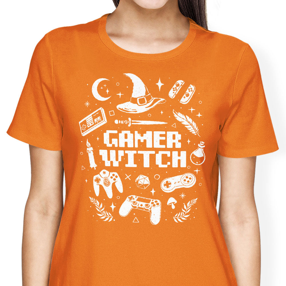 Gamer Witch Women's Apparel - Adult & Kids T-Shirts, Sweatshirts & Hoodies apparel design preview 2