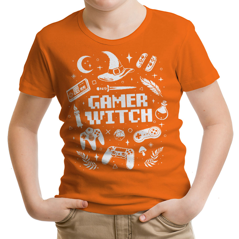Gamer Witch Youth Apparel - Adult & Kids T-Shirts, Sweatshirts & Hoodies apparel design preview 2
