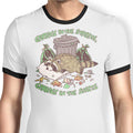 Garbage in the Sheets Ringer - Adult & Kids T-Shirts, Sweatshirts & Hoodies apparel design preview 1