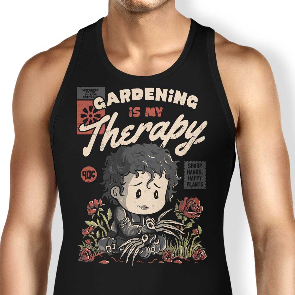 Gardening is My Therapy Tank Top - Adult & Kids T-Shirts, Sweatshirts & Hoodies apparel design preview 1