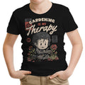 Gardening is My Therapy Youth Apparel - Adult & Kids T-Shirts, Sweatshirts & Hoodies apparel design preview 1