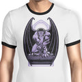 Gargoyle Statue Ringer - Adult & Kids T-Shirts, Sweatshirts & Hoodies apparel design preview 1