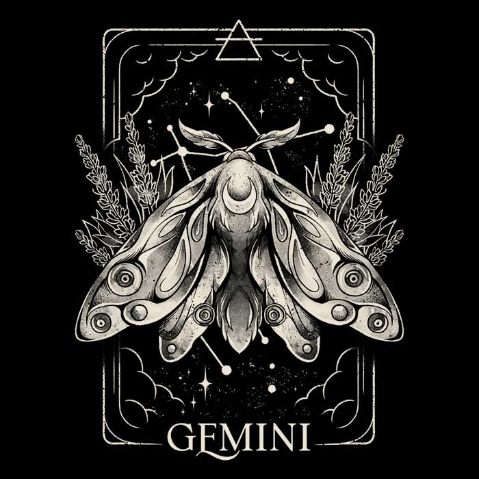Gemini (Edu.Ely) Men's Apparel - Adult & Kids T-Shirts, Sweatshirts & Hoodies apparel design preview 2