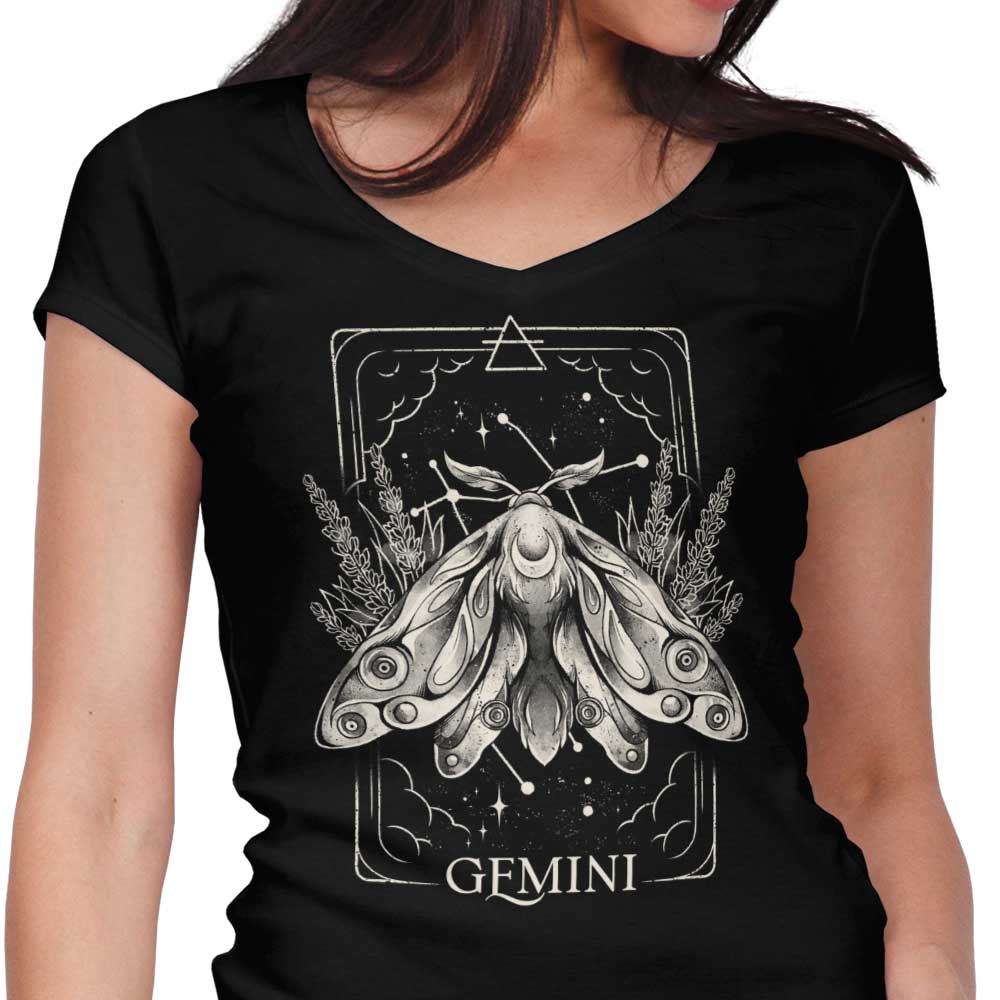 Gemini (Edu.Ely) Women's V-Neck - Adult & Kids T-Shirts, Sweatshirts & Hoodies apparel design preview 1