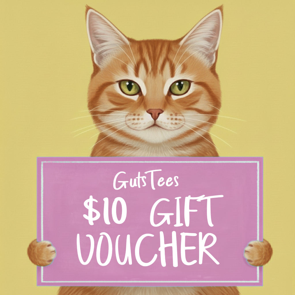 Guts Gift Card - Adult & Kids T-Shirts, Sweatshirts & Hoodies apparel design preview 2