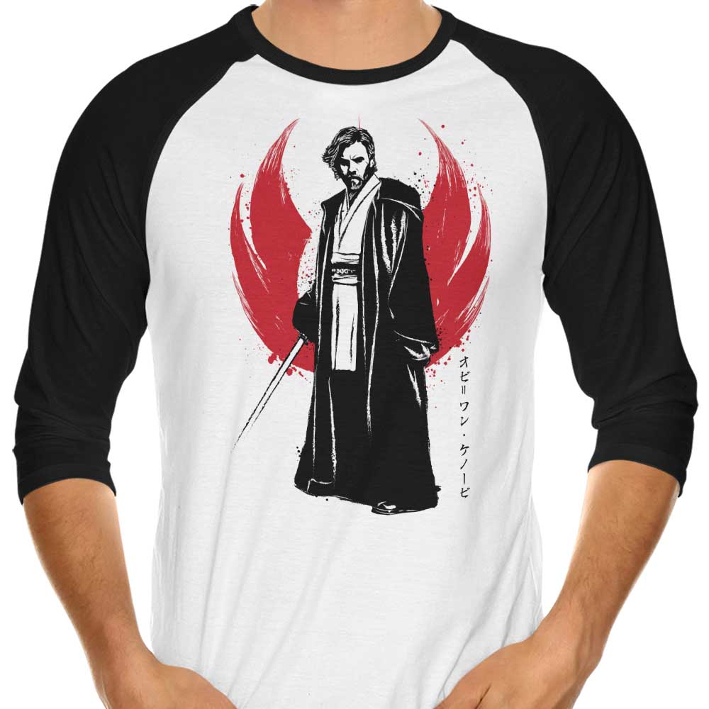 General Sumi-e 3/4 Sleeve Raglan - Adult & Kids T-Shirts, Sweatshirts & Hoodies apparel design preview 1