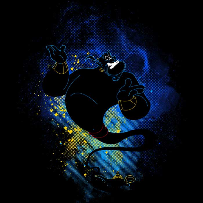 Genie Art Tank Top - Adult & Kids T-Shirts, Sweatshirts & Hoodies apparel design preview 2