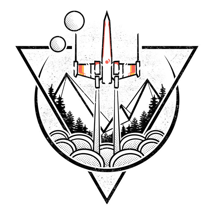Geometric Wars Men's Apparel - Adult & Kids T-Shirts, Sweatshirts & Hoodies apparel design preview 2