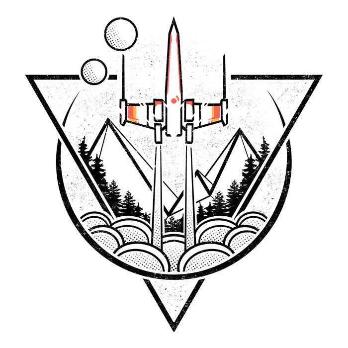 Geometric Wars Youth Apparel - Adult & Kids T-Shirts, Sweatshirts & Hoodies apparel design preview 2
