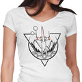 Geometric Wars Women's V-Neck - Adult & Kids T-Shirts, Sweatshirts & Hoodies apparel design preview 1