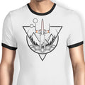 Geometric Wars Ringer - Adult & Kids T-Shirts, Sweatshirts & Hoodies apparel design preview 1