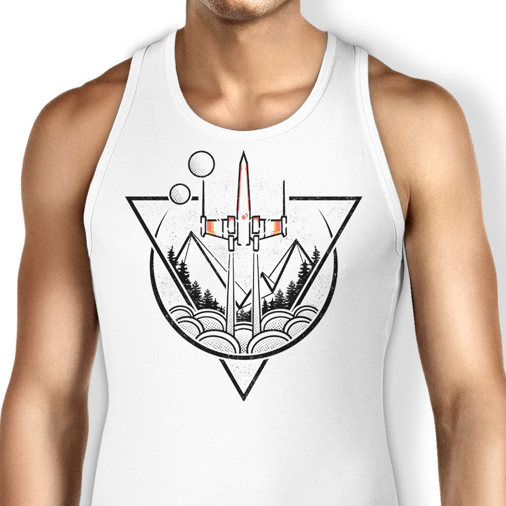Geometric Wars Tank Top - Adult & Kids T-Shirts, Sweatshirts & Hoodies apparel design preview 1