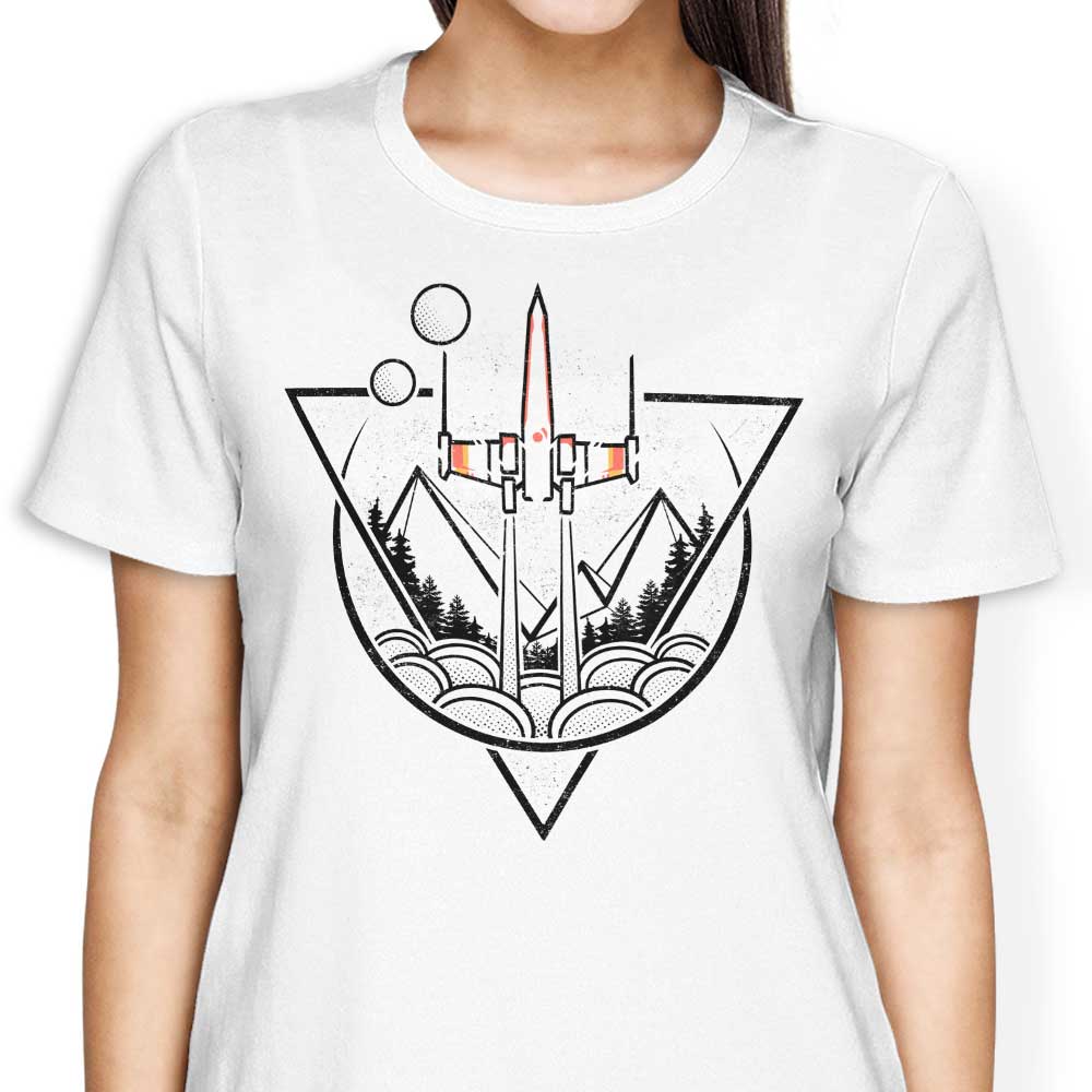Geometric Wars Women's Apparel - Adult & Kids T-Shirts, Sweatshirts & Hoodies apparel design preview 2