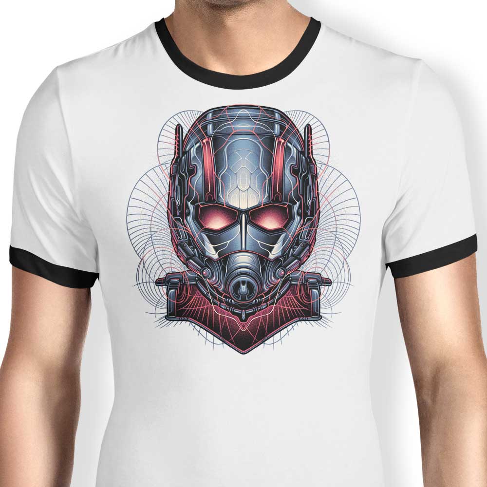 Geometry of an Ant Ringer - Adult & Kids T-Shirts, Sweatshirts & Hoodies apparel design preview 1