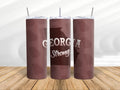 Georgia Strong 20 oz Skinny Tumbler Cup With Straw - Adult & Kids T-Shirts, Sweatshirts & Hoodies apparel design preview 1