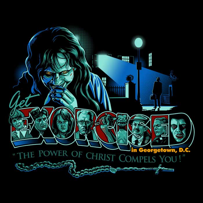 Get Exorcised Men's Apparel - Adult & Kids T-Shirts, Sweatshirts & Hoodies apparel design preview 2