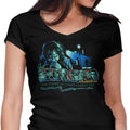 Get Exorcised Women's V-Neck - Adult & Kids T-Shirts, Sweatshirts & Hoodies apparel design preview 1