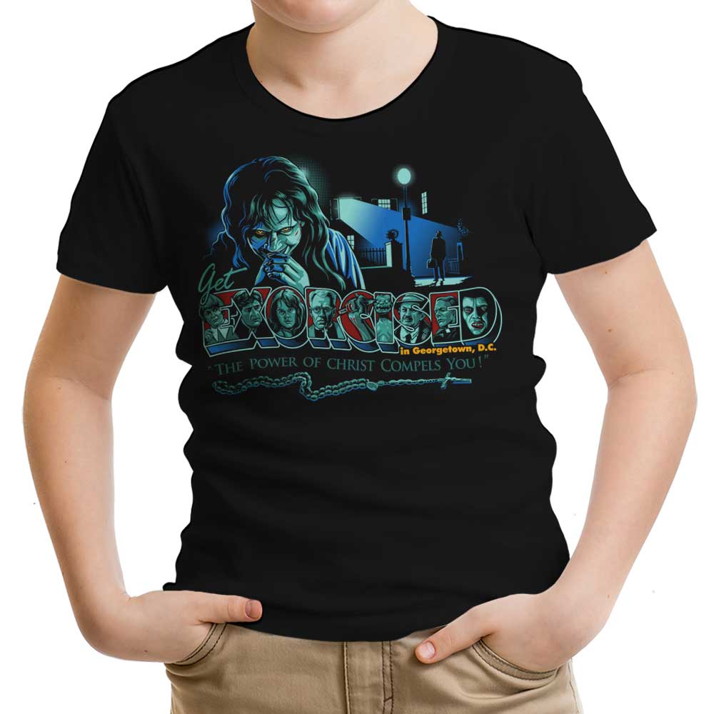 Get Exorcised Youth Apparel - Adult & Kids T-Shirts, Sweatshirts & Hoodies apparel design preview 1